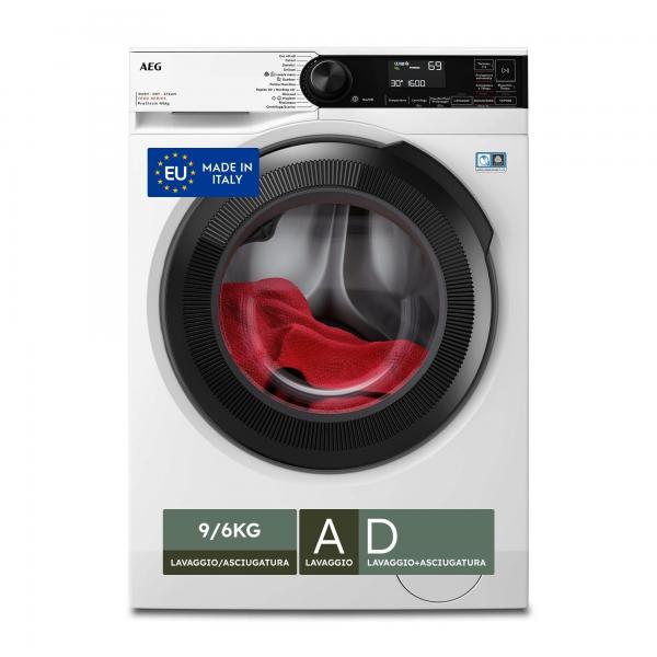 Aeg LWR7D966OB LAVASCIUGA 9+6KG 1600G E/A PLANA INV LCD VAP 7332543983537