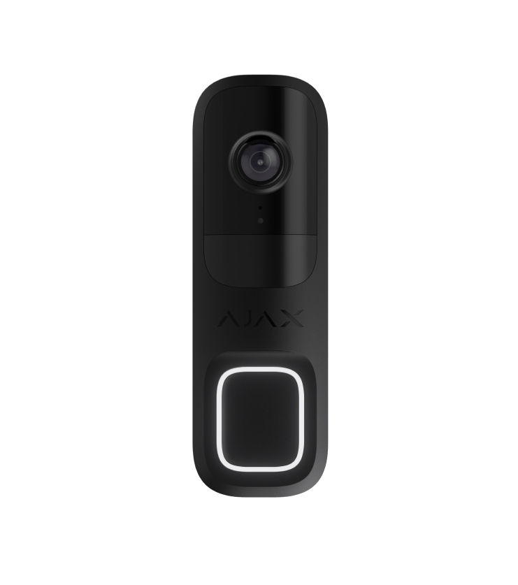 Ajax VIDEOCAMPANELLO WIFI DOORBELL CON SENSORE PIR VISIONE 4MP MICROFONO (66391) 0000000064424