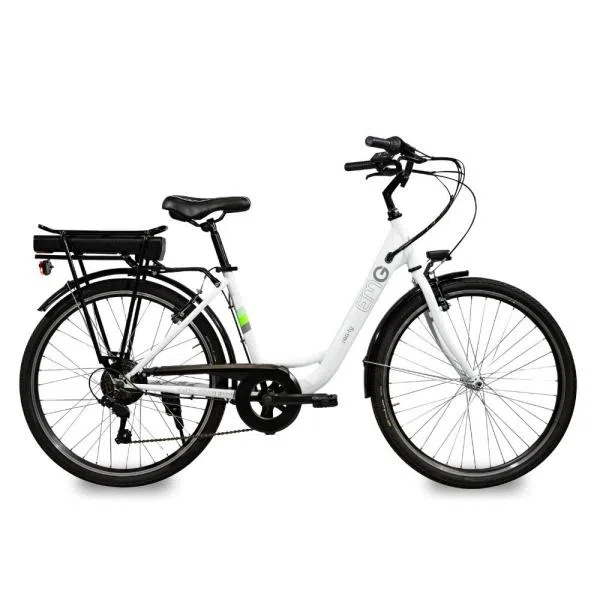 Emg SEA-TY BIANCO E-BIKE CITY 26" AUTO:80KM 250W 460WH 8011000041988
