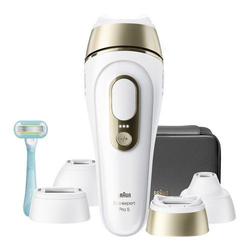 Braun Epilatore Pro5 Epilatore Braun PL5431 SILK EXPERT Pro 5 White e Gold 8700216937948