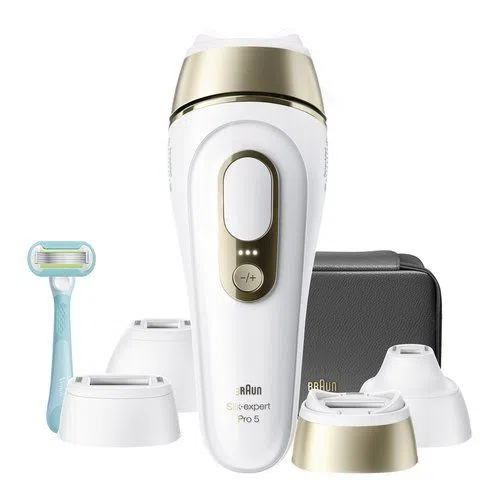 Braun Epilatore Pro5 Epilatore Braun PL5431 SILK EXPERT Pro 5 White e Gold 8700216937948