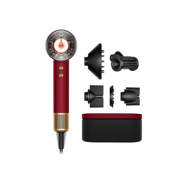 Dyson Asciugacapelli Supersonic Nural Hair Dryer 1600W Red Velvet/Gold 5025155133064