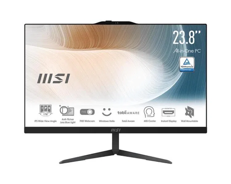 Msi PC LCD 23.8" AIO PRO AP242 TP 12M-2213EUT (9S6AE0711-2213) INTEL PENTIUM TOUCH WINDOWS 11 PRO NERO 4711377406789 — 2