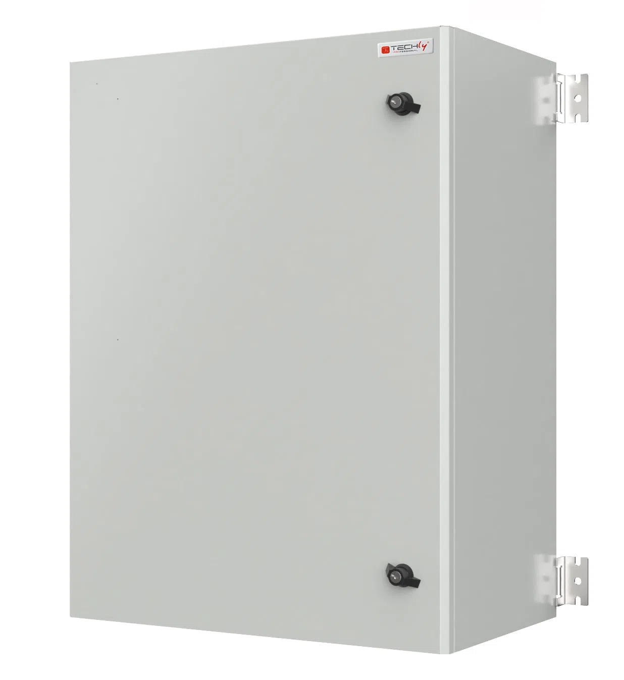 Techly Professional Armadio Rack 19'' a muro 10U grigio IP65 porta cieca prof. 400 mm
