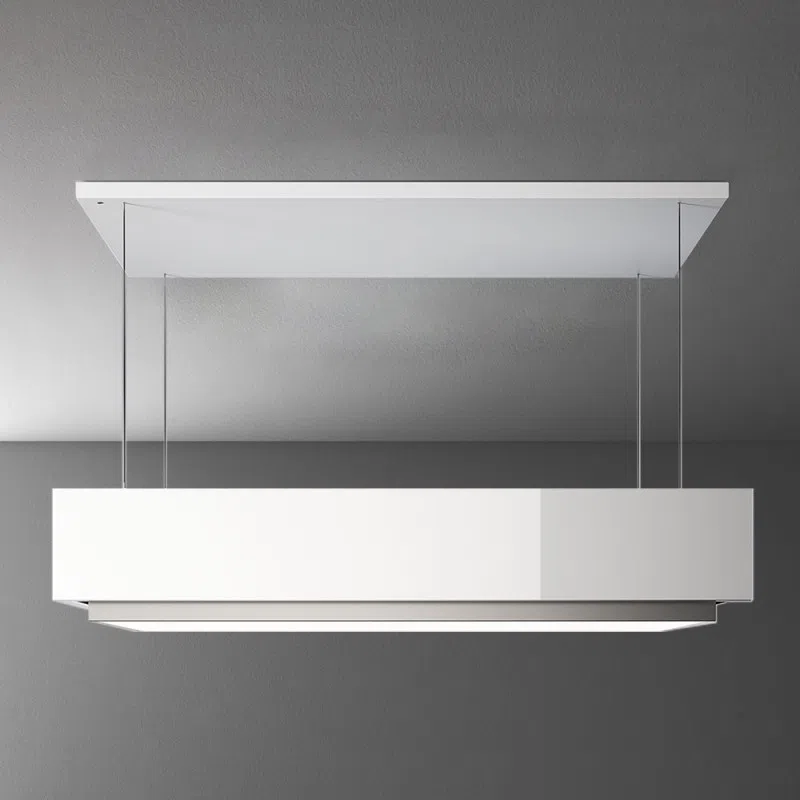 Cappa Falmec a Isola Levante Finitura Vetro Bianco Da 120 Cm - CLVI20.E0P7 ZZZF461F — 2