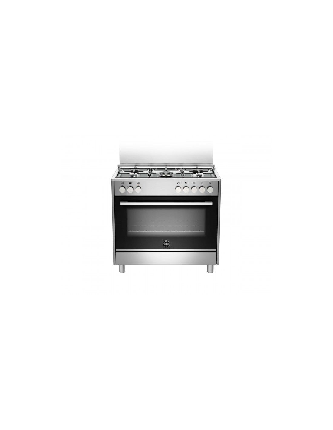 La Germania FTR965EXV Cucina Gas 5 Fornelli con Forno Elettrico da 90 cm Acciaio inossidabile