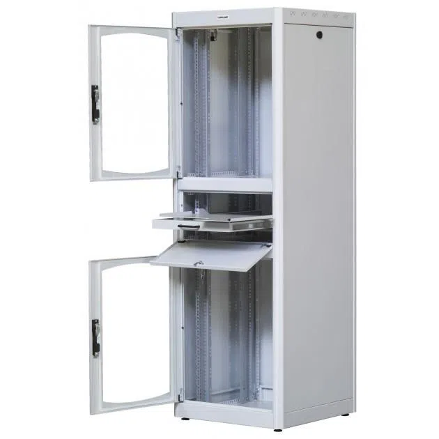 Intellinet Armadio Rack 19'' 600x800 38U con Ripiano Tastiera Grigio