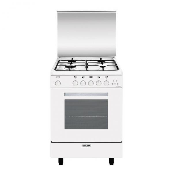 Glem Gas CUCINA 60X50 4F GAS VENT BIANCO8052745124307