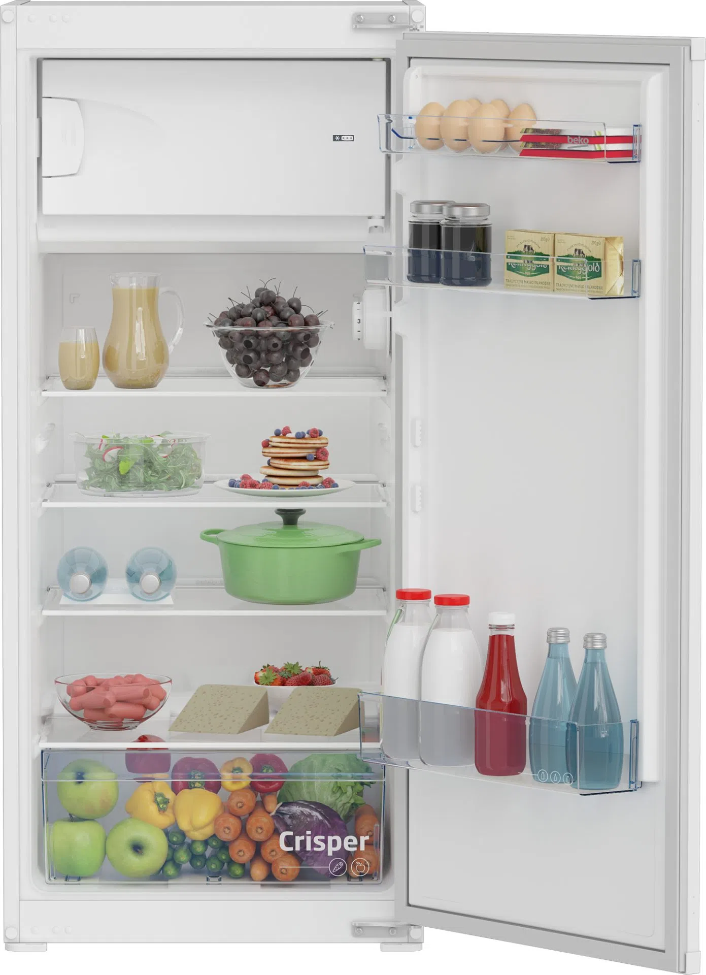Beko Incasso BSSA210K4SN FRIGO INC 1P 173LT H121 STAT E C/CELLA 8690842487002