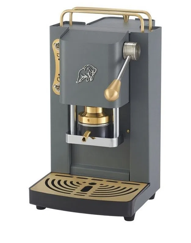 Faber MACCHINA DA CAFFE' A CIALDE PRO 3.0 ESSENTIAL BRITISH GREEN BRASS VERDE/OTTONE 8057271698704 — 2