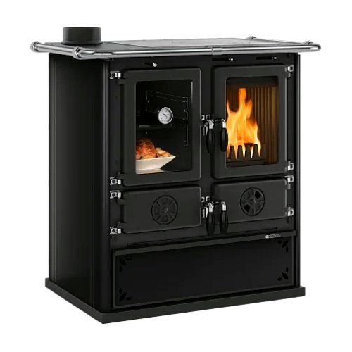 Nordica Cucina legna SinistraVst16Steel Cucina legna Nordica 3003980 ROSETTA Sinistra Vst 16 Steel Antracite 8022724005583