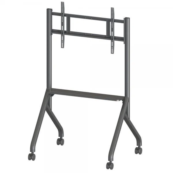 Techly Supporto Mobile da Pavimento Multifunzione per TV LCD/LED/Plasma 55-86'' Nero