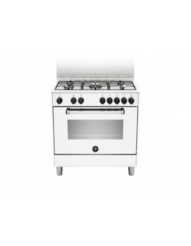 La Germania AMN855EBV Cucina Gas 5 Fornelli con Forno Elettrico Bianco