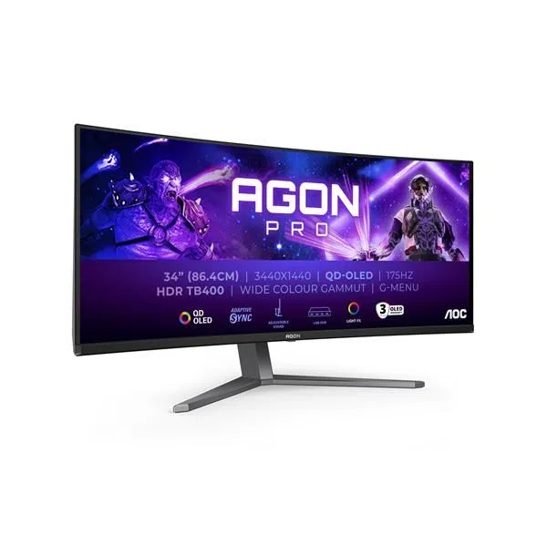 Aoc 34 MONITOR QD-OLED 3840X2160 REG H 4038986112444 — 2