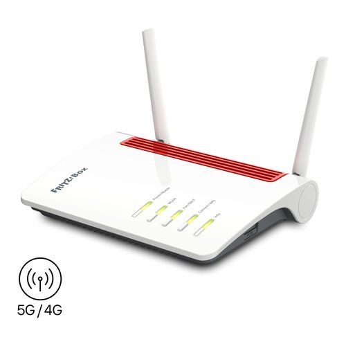 Fritz! Modem router 68505Gv2International Modem router Fritz! 20003181 BOX 6850 5G v2 International White e Red 4023125031816