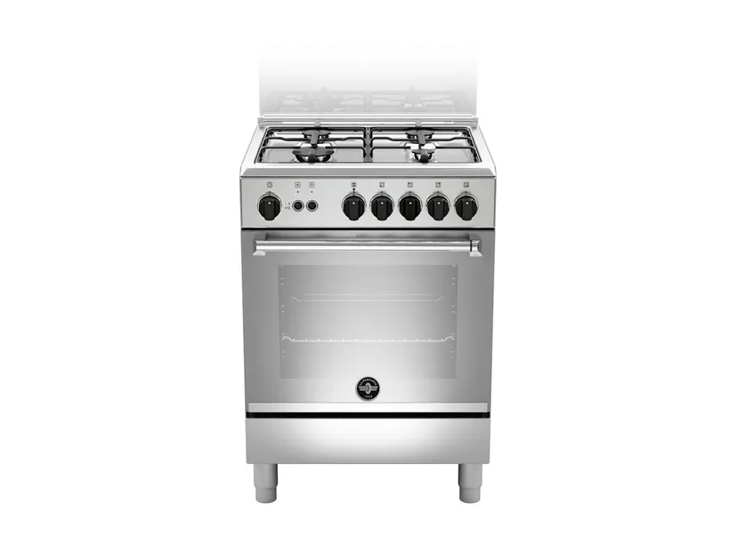 La Germania Americana AMN664GXV Cucina Piano Cottura Acciaio Inossidabile a Gas Classe Energetica A+