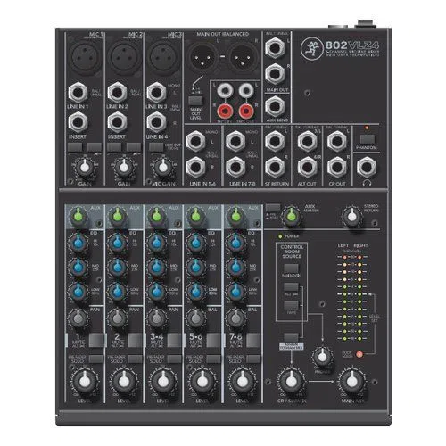 Mackie Mixer disc jockey 802VLZ4 Mixer disc jockey Mackie 802VLZ4 VLZ4 SERIES Black 0663961039849