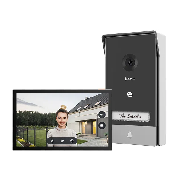 Ezviz VIDEOCITOFONO SMART HP7 2-ENTRY KIT - 2K SCHERMO TOUCH 7" - CONTROLLO REMOTO - RILEVAMENTO MOVIMENTO - AUDIO BIDIREZIONALE - (EZVCSHP7TWOENTRYKIT) 6941545637174 — 2