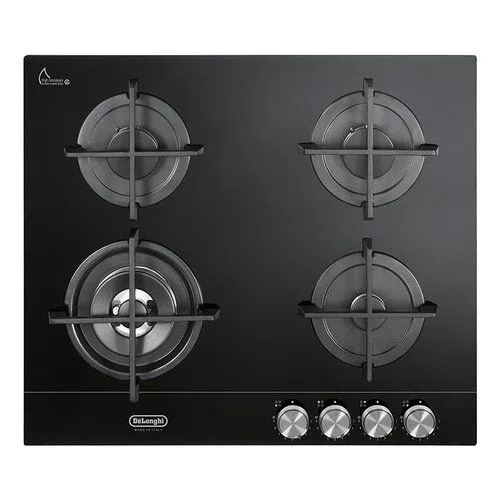 De Longhi Piano cottura gas Nsl460Ncm Piano cottura gas De Longhi LIFE Nsl 460 Ncm Black 8024651212775