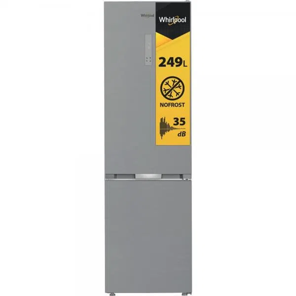 Whirlpool FRIGO COMBI 355LT H204 TNF INVERTER 6SENSO DISPLAY TOUCH PEARL INOX8003437060069