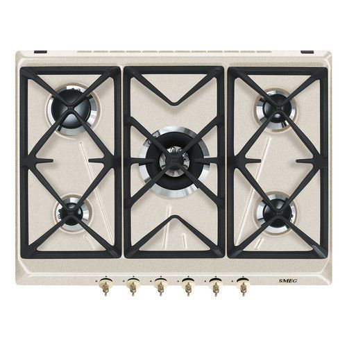 Smeg Piano cottura gas SRV876AVOGH2 Piano cottura gas Smeg COLONIALE SRV876AVOGH2 Avena 8017709263621