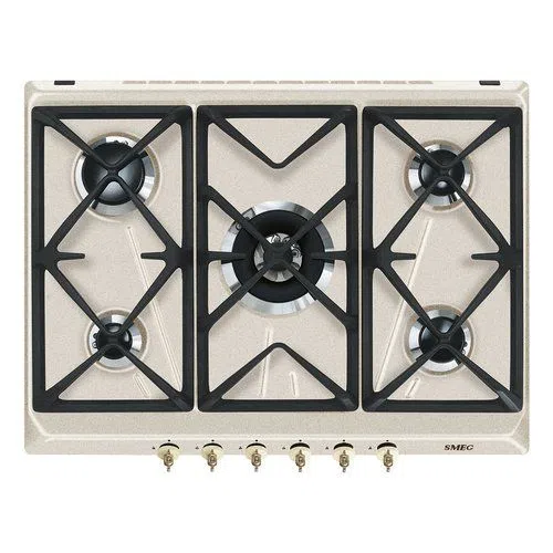 Smeg Piano cottura gas SRV876AVOGH2 Piano cottura gas Smeg COLONIALE SRV876AVOGH2 Avena 8017709263621