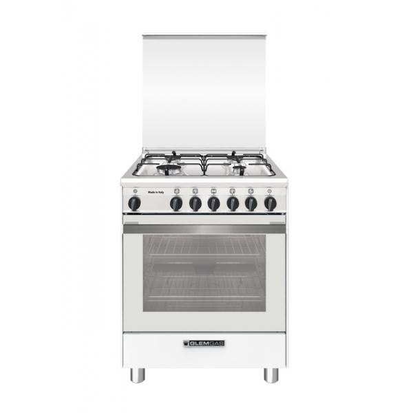 Glem Gas CUCINA 60X60 3F+1TC GAS VENT BIANCA8059606966106