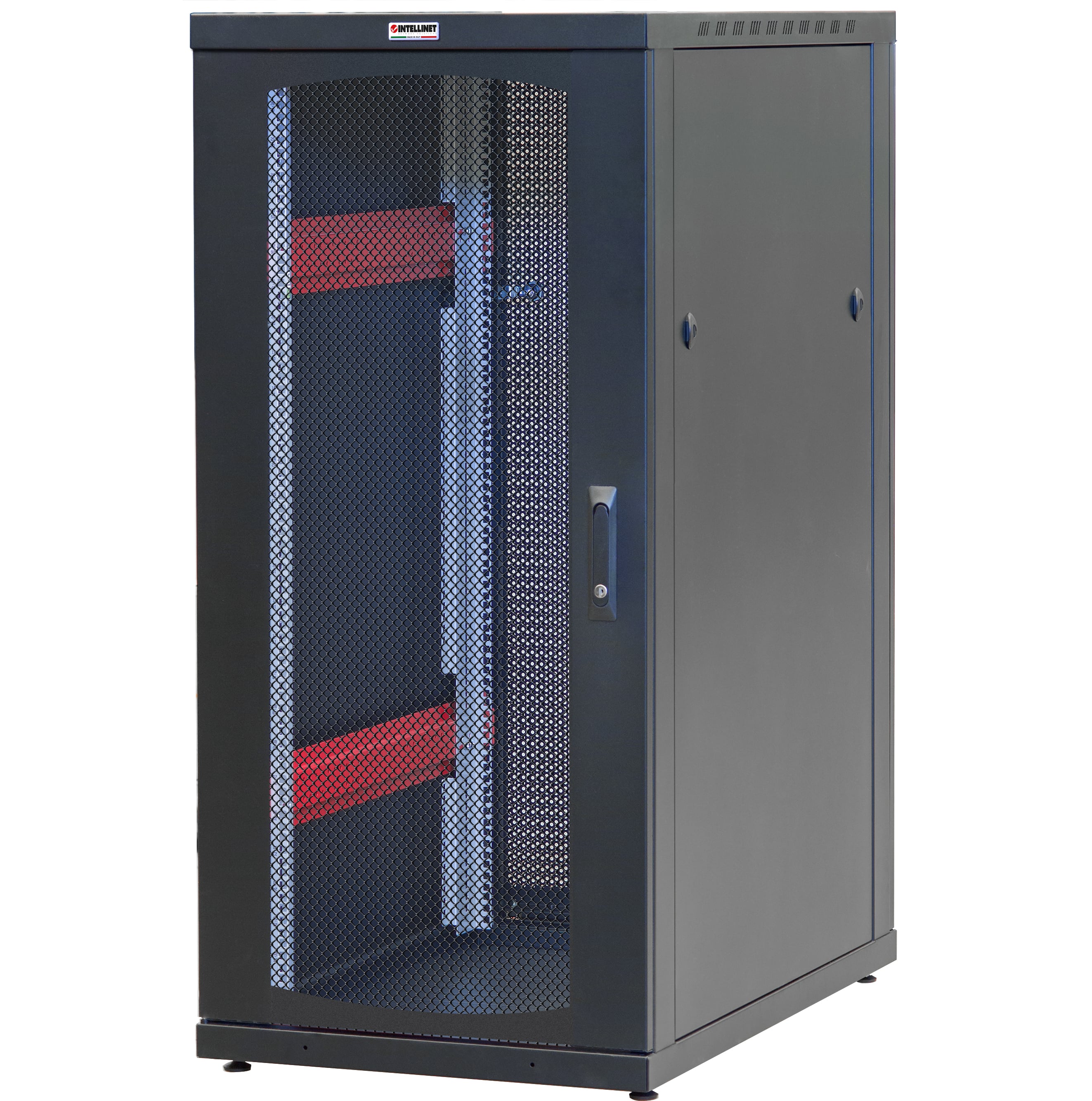 Intellinet Armadio Server Rack 19'' 600x1000 20 Unita' Nero Grigliato serie IdealNET