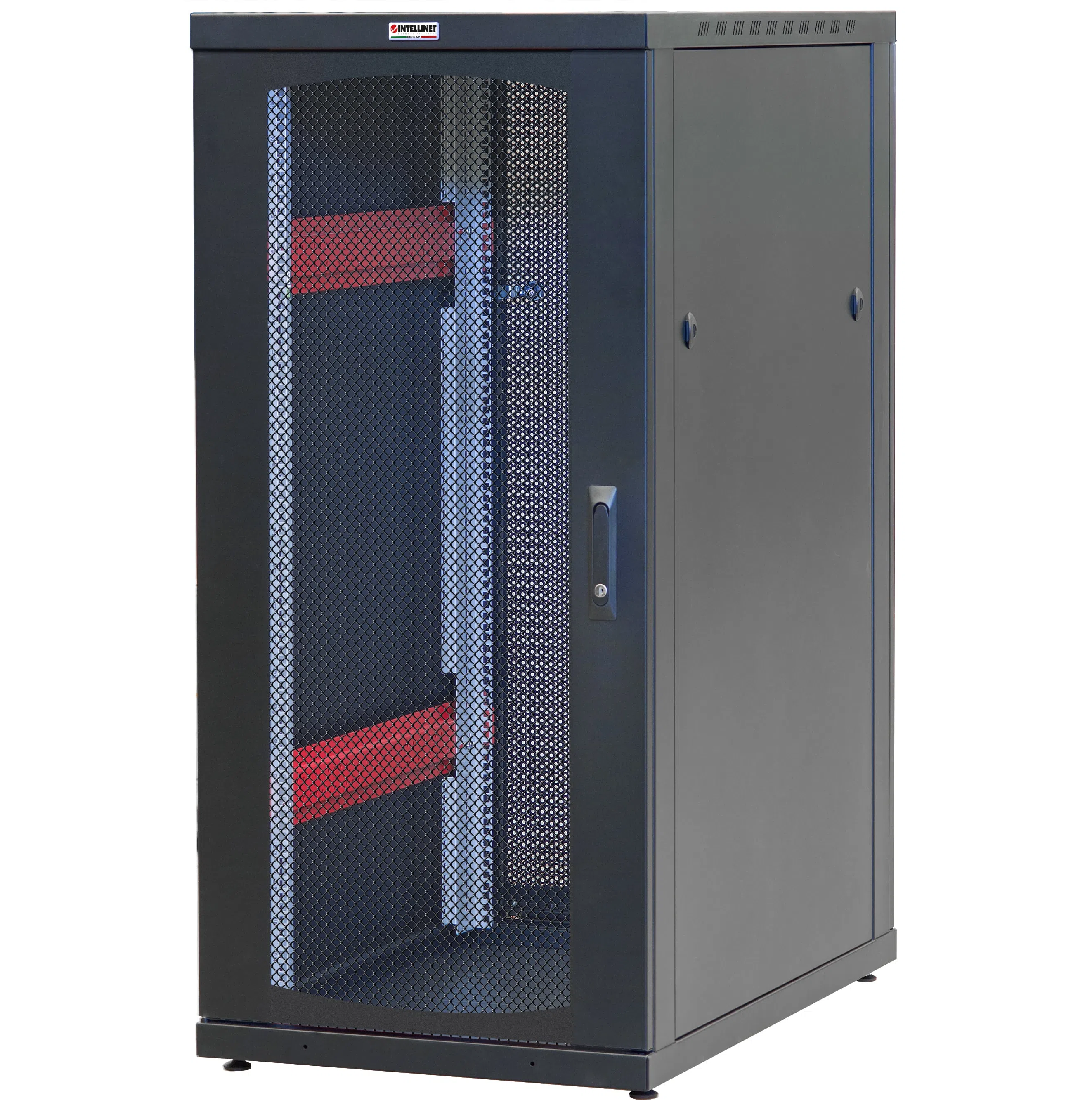 Intellinet Armadio Server Rack 19'' 600x1000 20 Unita' Nero Grigliato serie IdealNET