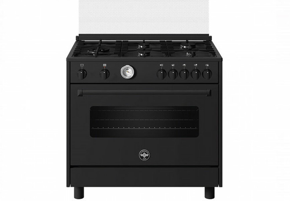 La Germania AMN965GTN Americana Cucina da accosto cm. 90 x 60 - smaltato 5 fuochi a gas + 1 forno a gas ventilato