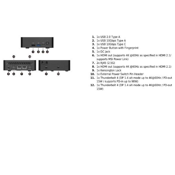 Msi CUBI NUC AI+ 3MG-004EU 4711377431231