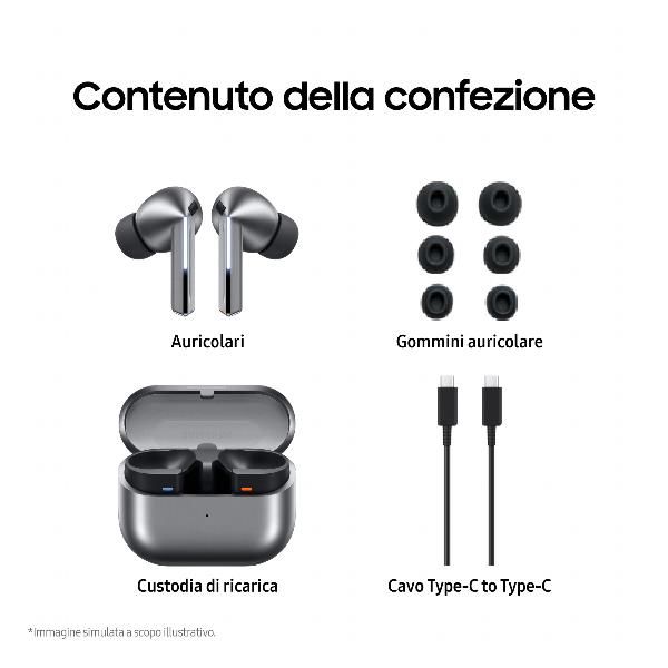 Samsung GALAXY BUDS 3 PRO SILVER 8806095646794