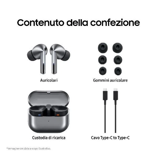 Samsung GALAXY BUDS 3 PRO SILVER 8806095646794