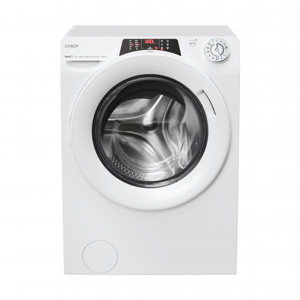 Candy RO 14104DWMT/1-S Lavatrice Rapido 10 kg Classe A Centrifuga 1400 giri Motore Inverter BPM Wi-Fi + Bluetooth 8059019044675
