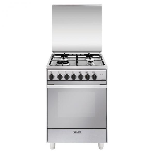 Glem Gas CUCINA 60X60 3F+1TC MULTI8 A INOX8052745124581