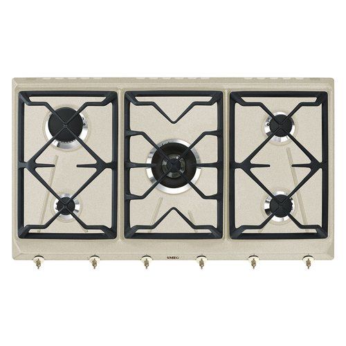 Smeg Piano cottura gas SRV896AVOGH2 Piano cottura gas Smeg COLONIALE SRV896AVOGH2 Avena 8017709263652
