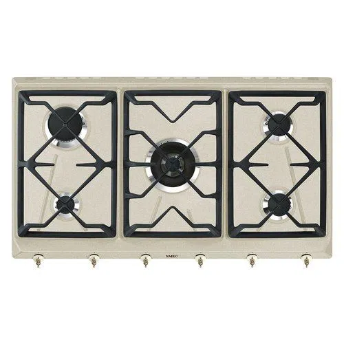 Smeg Piano cottura gas SRV896AVOGH2 Piano cottura gas Smeg COLONIALE SRV896AVOGH2 Avena 8017709263652