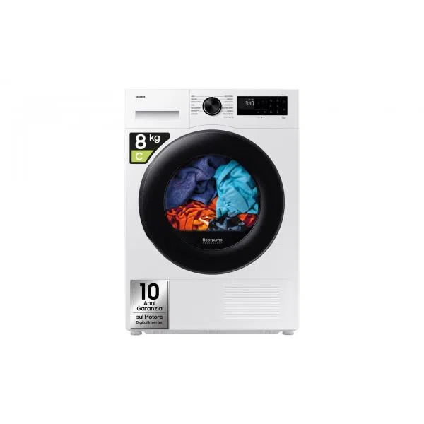 Asciugatrice Samsung Serie DV5000D Crystal EcoDry DV80DG52B0AEET