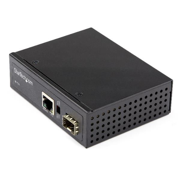 Startech CONVERTITORE POE+ FIBRA A RJ45 0065030889636