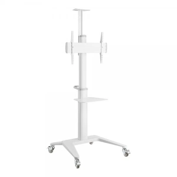 Techly Supporto da Pavimento per TV da 37'' a 70'' Bianco