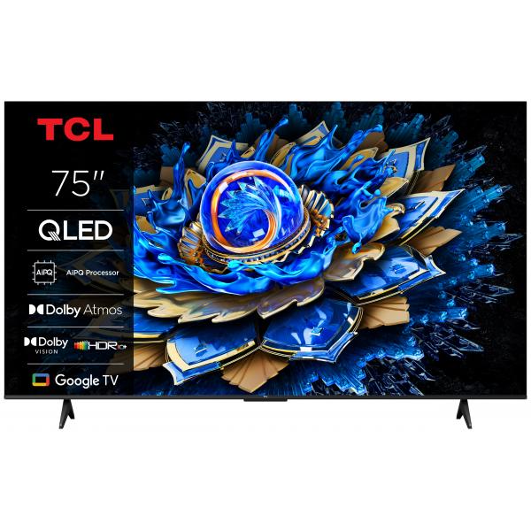 Tcl TVC QLED 75 UHD 4K 60HZ DOLBY ATMOS 2.0 30W - GAME ACCELERATOR5901292528591