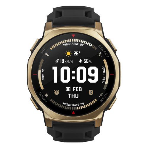 Amazfit Smartwatch TRex3Pro Smartwatch Amazfit W2548GL1N ADVENTURE SERIES T Rex 3 Pro Black Gold 6972596109549