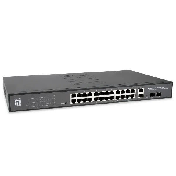 Level One 28-PORT WEB SMART GIGABIT POE 4015867228159