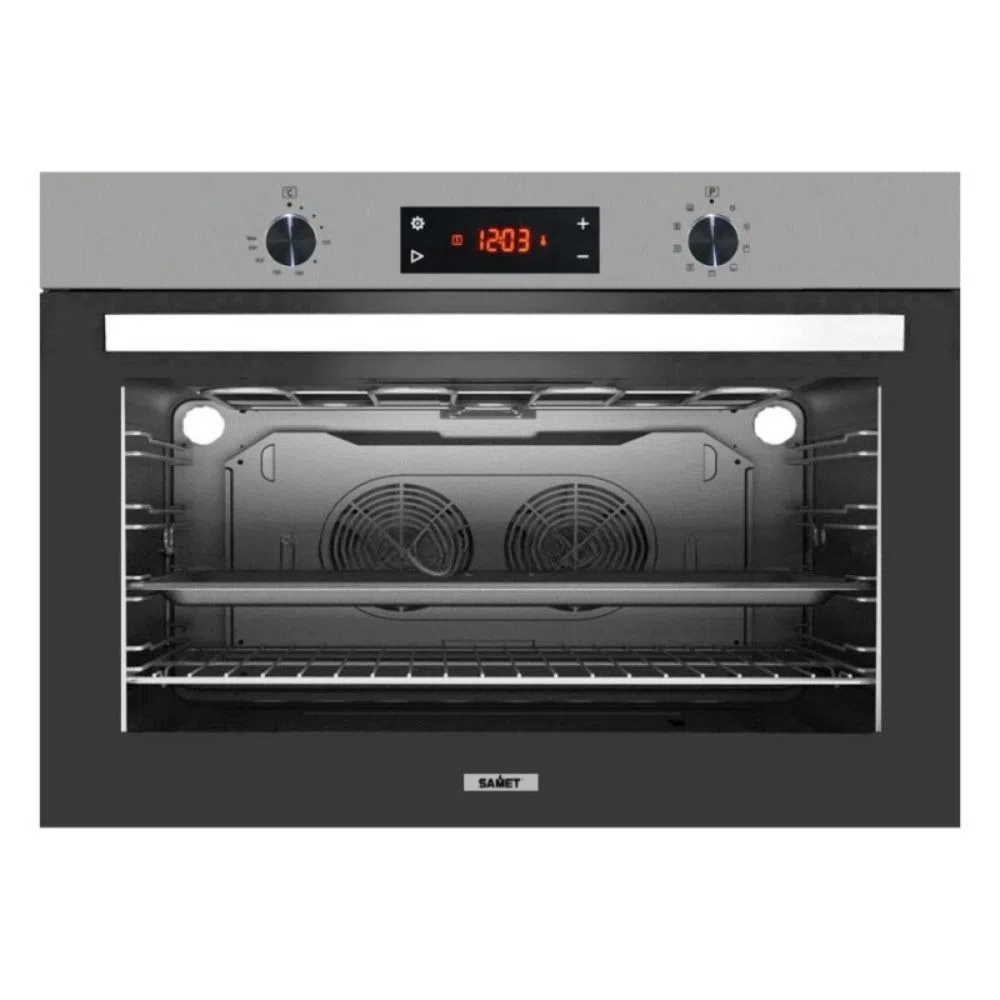 Maxi forno 90 cm Samet Apollo inox con timer digitale