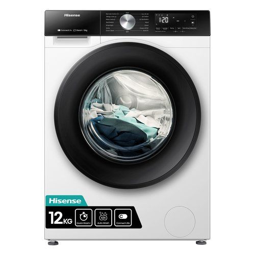 Hisense Lavatrice libera installazione WF3S1243BW3 Lavatrice Hisense 20013530 3S WF3S1243BW3 White e Black 6901101830104