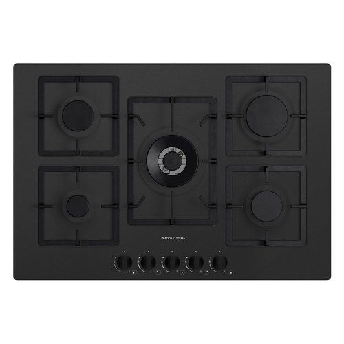 Telma Piano cottura gas FLAT7526 Piano cottura gas Telma FLAT75 26 Black 8032424139785