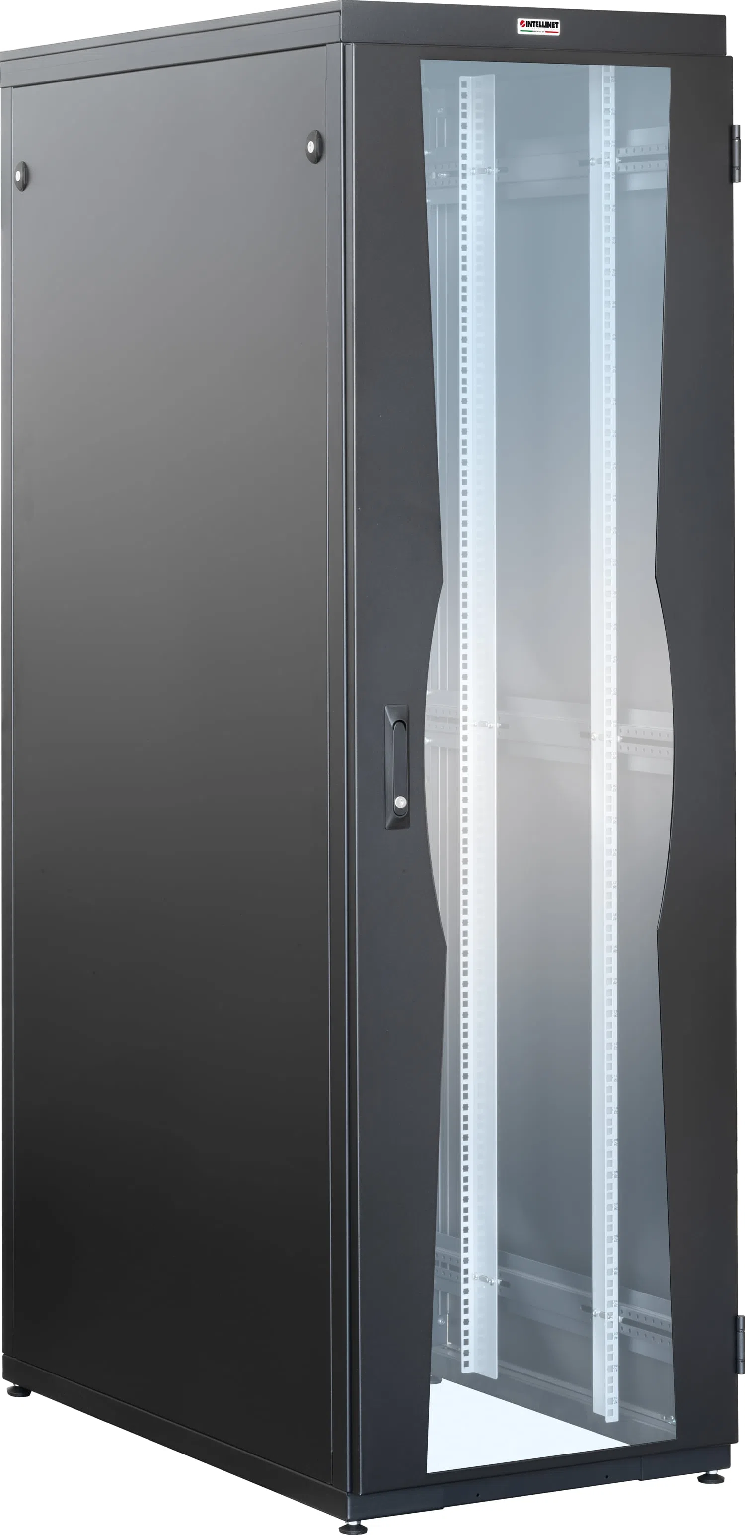 Intellinet Armadio NetRack 19'' 600x600 42 Unità Nero da Assemblare