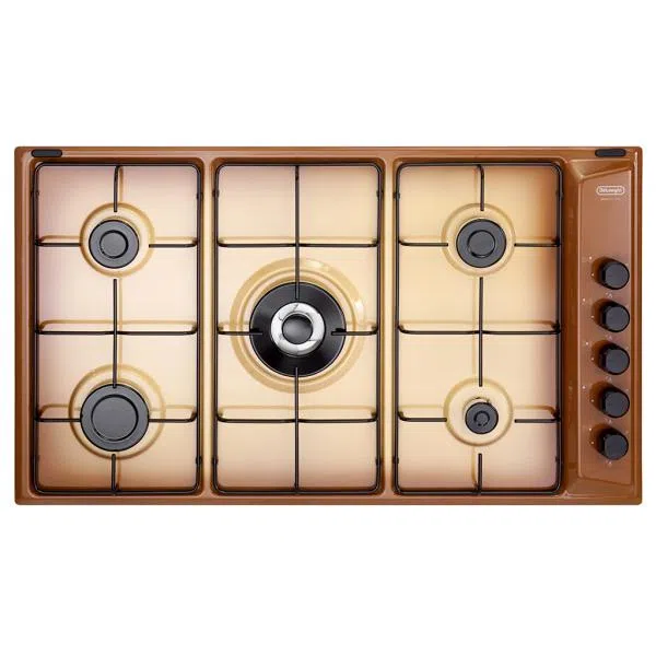 De’Longhi FLT 59 DD piano cottura Rame Da incasso 86 cm Gas 5 Fornello(i) Rame