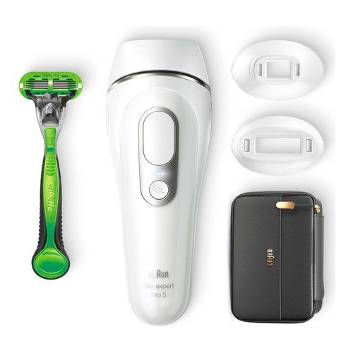 Braun Epilatore Pro5 Epilatore Braun PL5145 SILK EXPERT Pro 5 White e Silver 7500435238373