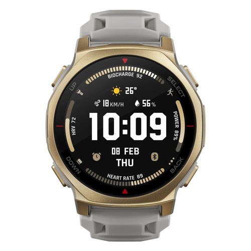 Amazfit Smartwatch TRex3Pro Smartwatch Amazfit W2548GL2N ADVENTURE SERIES T Rex 3 Pro Gray Gold 6972596109440